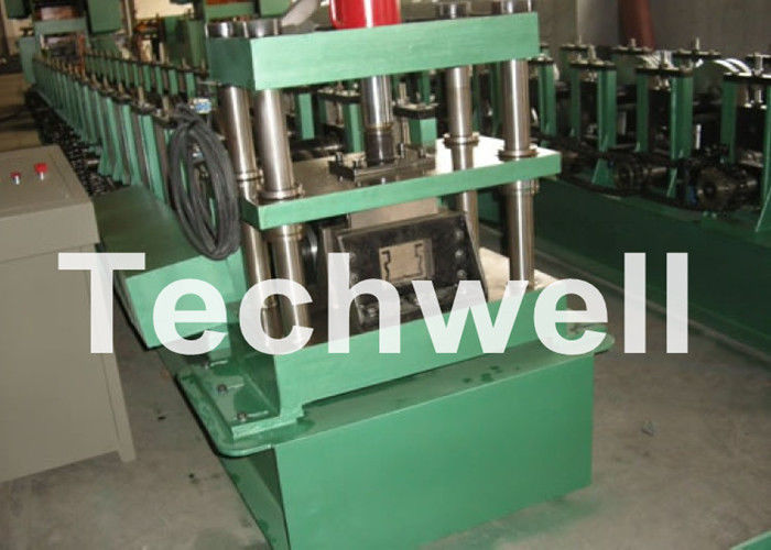GCr15 Steel Cable Tray Roll Forming Machine For Storage Rack , Rack Beam 12-15m/min