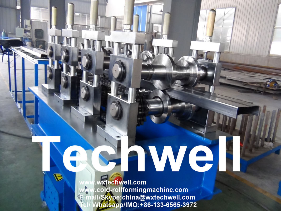 15kw Rack Roll Forming Machine 5 Rollers Leveling For Warehouse Storage Pallet
