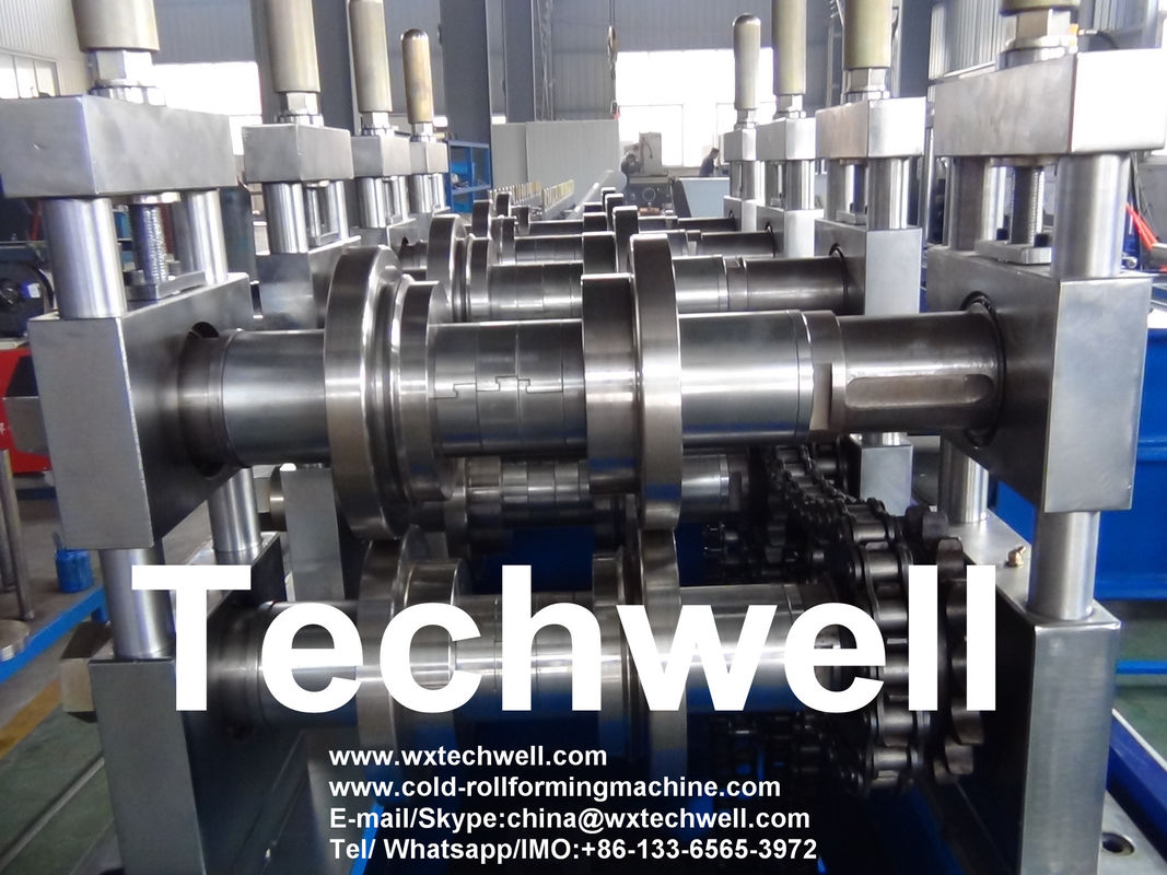 GI CS Rack Shelf Roll Forming Machine Hydraulic Cutting Upright Roll Forming Machine