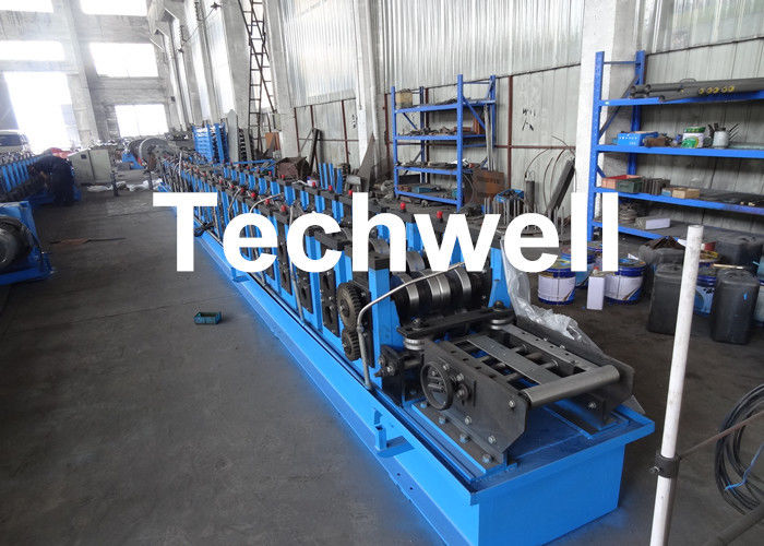 16 Stations Upright Rack Roll Forming Machine With Hydraulic Decoiler TW-RACK