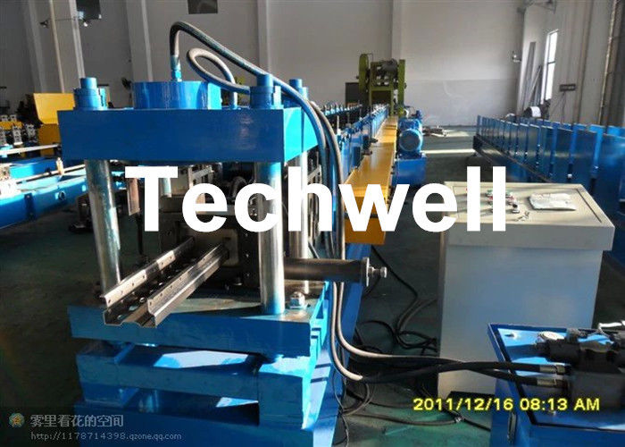 Touch Screen PLC Control Rack Upright Roll Forming Machine For Hydraulic Station Power 5.5kw