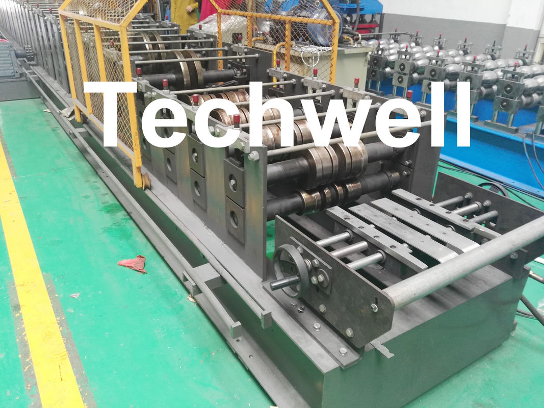 Manual / Hydraulic 12 Stations U Purlin Roll Forming Machine With 1.5 - 3.0mm Thickness