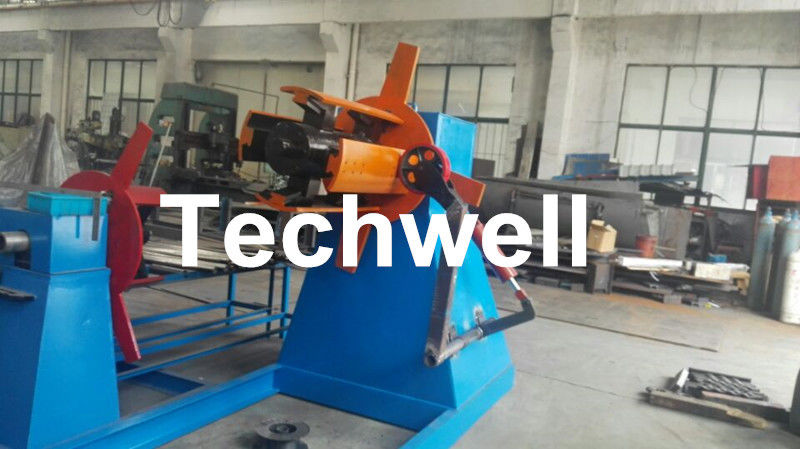 Active Uncoiling , Hydraulic To Expand 5, 10, 15 Ton Hydraulic Uncoiler / Decoiler With Coil Width 1500mm