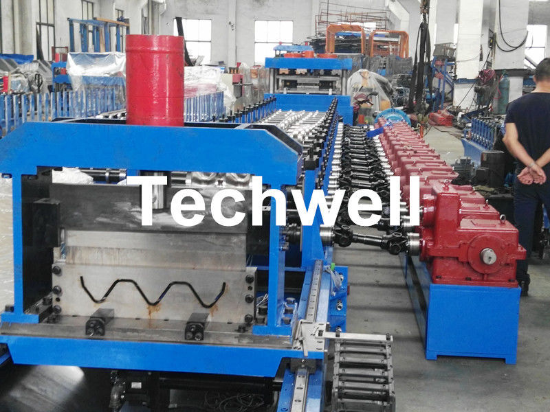 3 Wave Highway Guardrail Roll Forming Machine for Making Steel Curvinging