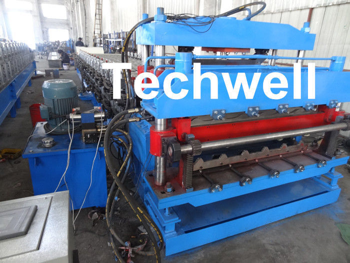 Steel Double Layer Roof Roll Forming Machine / Roofing Sheet Roll Forming Machine