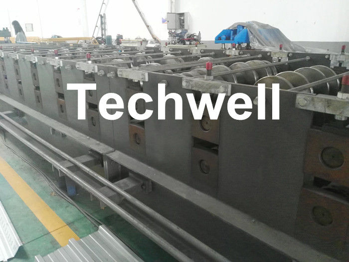 Steel Structure Floor Deck Cold Roll Forming Machine For Galvanized Steel Sheet