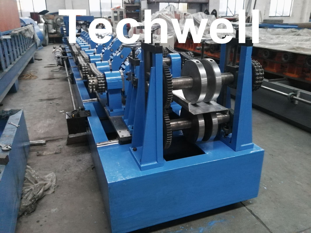 Quick Interchangeable CZ Purlin Cold Roll Forming Machine for 1.0 - 3.0 mm Thickness Steel Coil