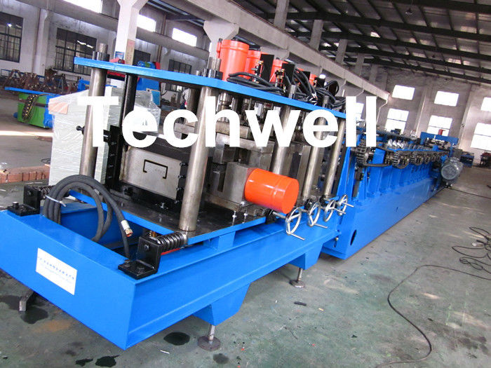 Steel Structure C Shaped Purlin Roll Forming Machine for Making C Purlin Profile by Chain Drive