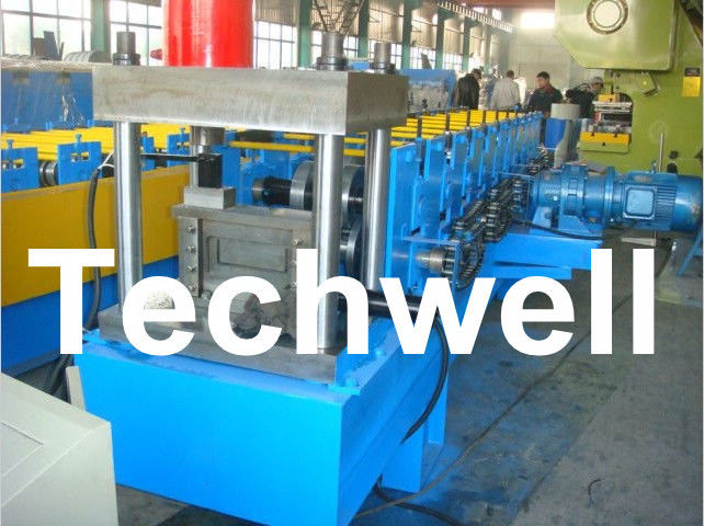 Steel U Purlin Roll Forming Machine for Special U Purlin Profile with 15 KW Main Power