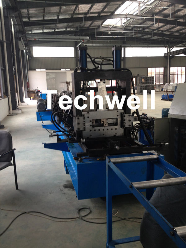Quick Interchangeable C / Z Purlin Roll Forming Machine for Making C / Z Shaped Purlin Sheet