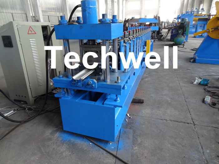 Automatic Steel Guide Rail Cold Roll Forming Machine for Making Security Door Guide Tracks