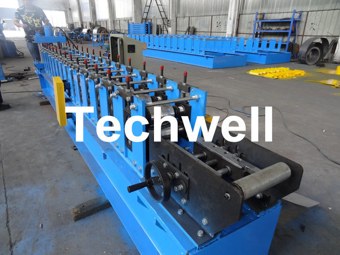 Automatic Steel Guide Rail Cold Roll Forming Machine for Making Security Door Guide Tracks