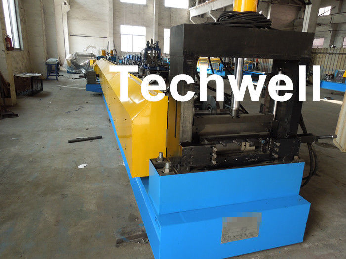 Cable Tray Forming Machine With 18 Groups Forming Roller Stand , Roll Forming Equipment