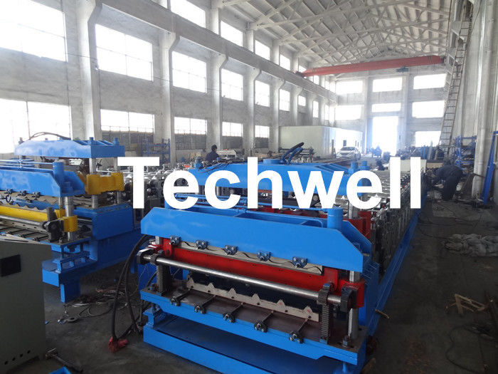 Custom Automatic Double Layer Sheet Roll Forming Machine With High Quality TW-DLM