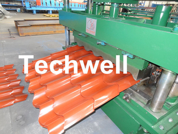 Color Steel Tile Roll Forming Machine For Roof Wall Cladding, Steel Roof Panel