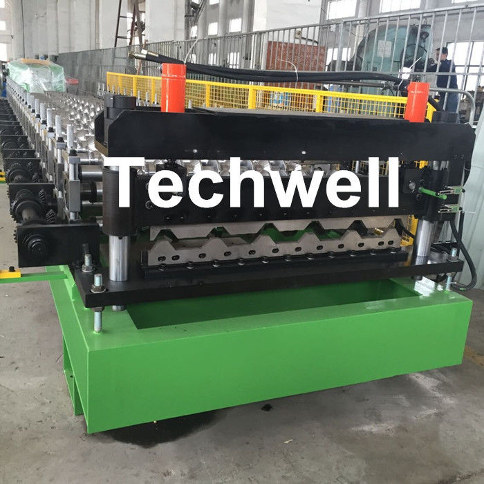 0.3 - 0.8mm Material Thickness Color Steel Roof Roll Forming Machine TW-RWM
