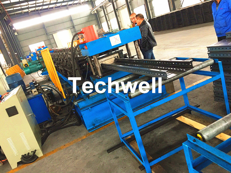 Auto Size Changing Cable Tray Profile Making Machine / Cable Tray Manufacturing Machine
