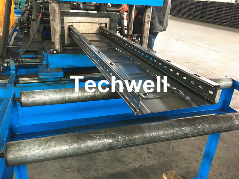 Auto Size Changing Cable Tray Profile Making Machine / Cable Tray Manufacturing Machine