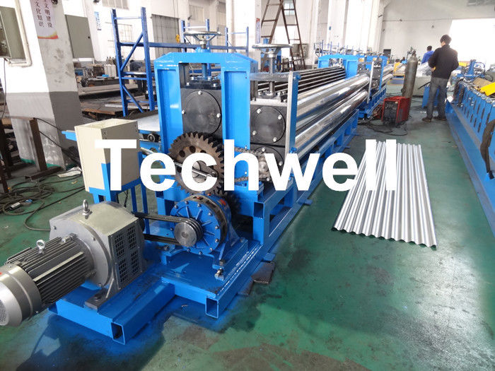 Coil Thickness 0.18-0.4mm, High Strength Steel Sheet Horizontal Corrugated Sheet Roll Forming Machine