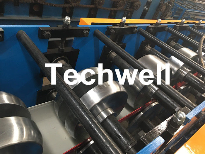0-15m/Min Forming Speed Downpipe Machine, Rainspout Roll Forming Machine With Coil Thickness 0.4-0.6mm