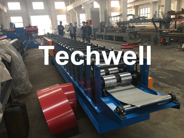 0-15m/Min Forming Speed Downpipe Machine, Rainspout Roll Forming Machine With Coil Thickness 0.4-0.6mm