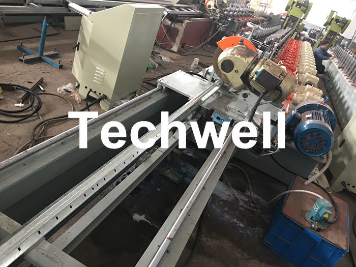 0.4-1.2mm Octagonal Tube Pipe Roll Forming Machine Equipment With Guiding Column And Slide Blocks Forming Structure