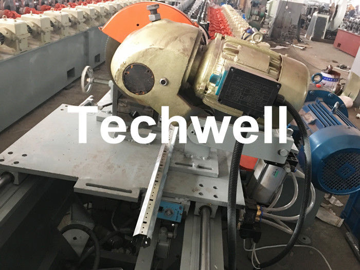 Custom made Octagonal Aluminum Or Galvanized Steel Tubing Roll Forming Machine With PLC Frequency Control