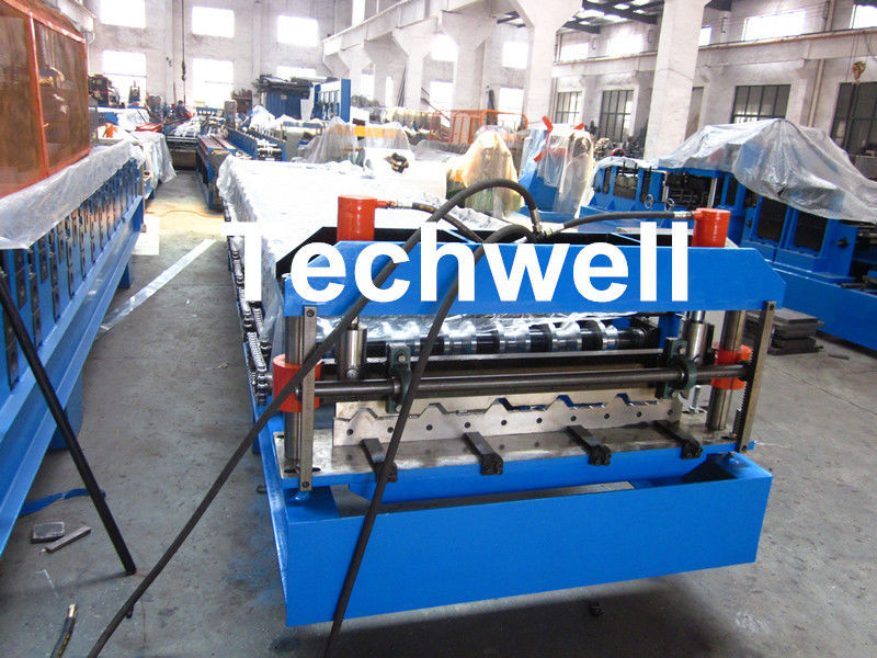 PPGI / GI Roof Roll Forming Machine , Wall Panel Forming Machine Fully Automatic