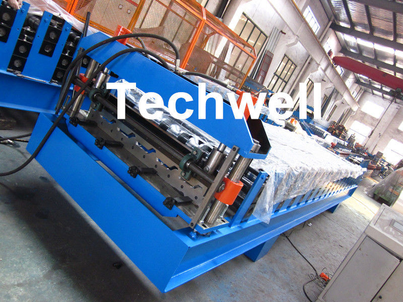 PPGI / GI Roof Roll Forming Machine , Wall Panel Forming Machine Fully Automatic