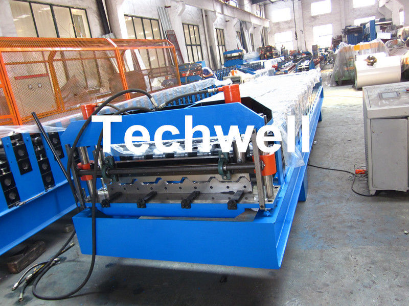 PPGI / GI Roof Roll Forming Machine , Wall Panel Forming Machine Fully Automatic