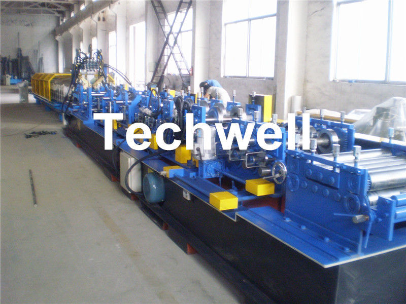 Cz Purlin Roll Forming Machine , Metal Roll Forming Machine 15-20m / Min Speed
