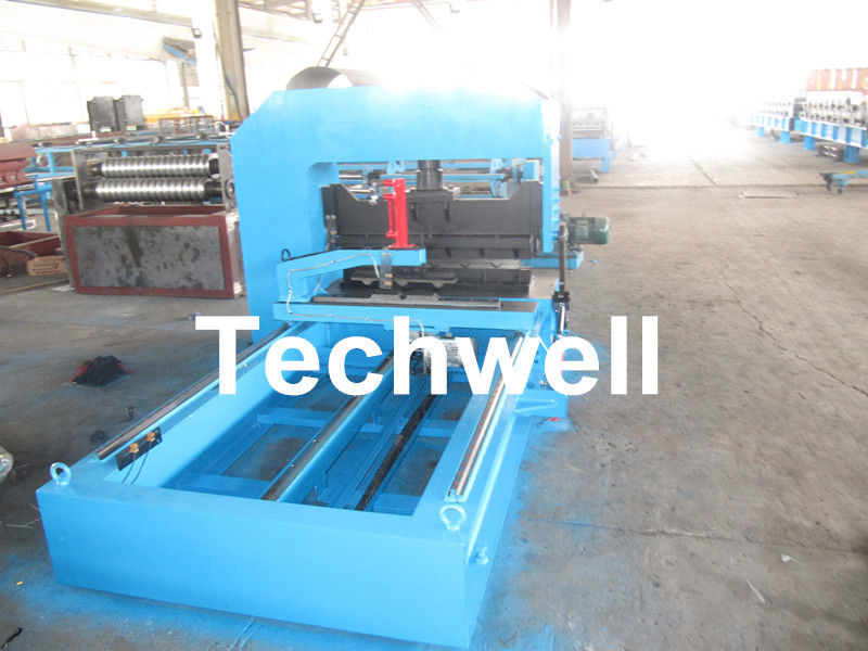 0-10M / Min Cold Roll Forming Equipment , Roof Sheet Making Machine 500mm Curving Radius