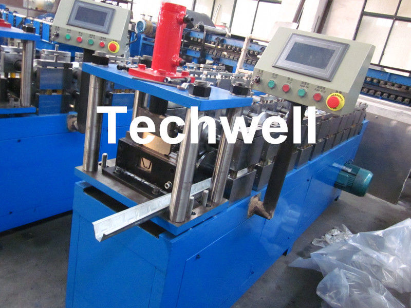 Gi Coil Furring Channel Cold Roll Forming Machine Guiding Column Form Structure
