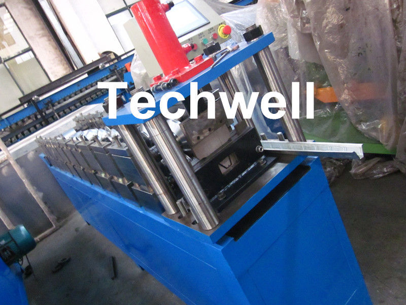 Gi Coil Furring Channel Cold Roll Forming Machine Guiding Column Form Structure