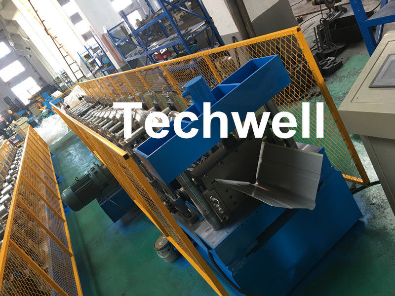Customized Cold Roll Forming Machine With Manual Decoiler For Making Roof Ridge Cap , Ridge Flashing