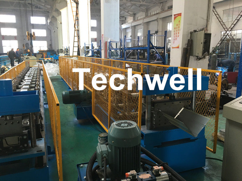 Panasonic Control Ridge Cap Roll Forming Machine For Making 0.3-0.8mm Coil Sheet