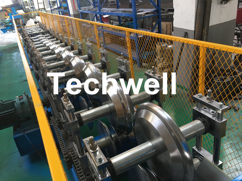 Color Steel Plate , Galvanized Steel Roof Ridge Valley Roll Forming Machine For Making Ridge Cap , Ridge Tile