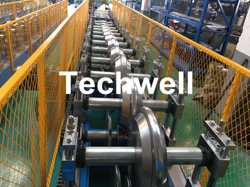 Color Steel Plate , Galvanized Steel Roof Ridge Valley Roll Forming Machine For Making Ridge Cap , Ridge Tile
