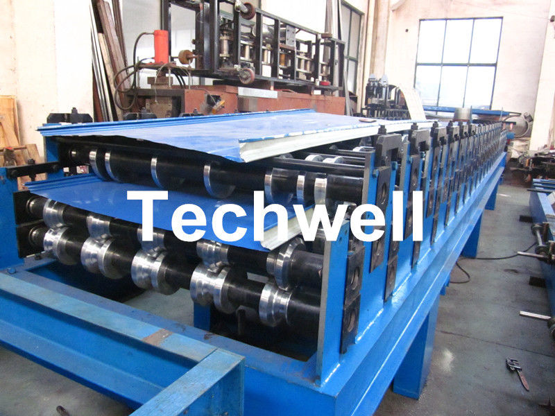 Polyurethane Sandwich Panel Production Line For Color Steel With PLC Touch Screen Control