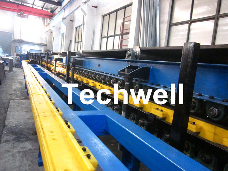 PU Insulated Sandwich Panel Forming Machine With Double Belt Drive Type , Cooling System