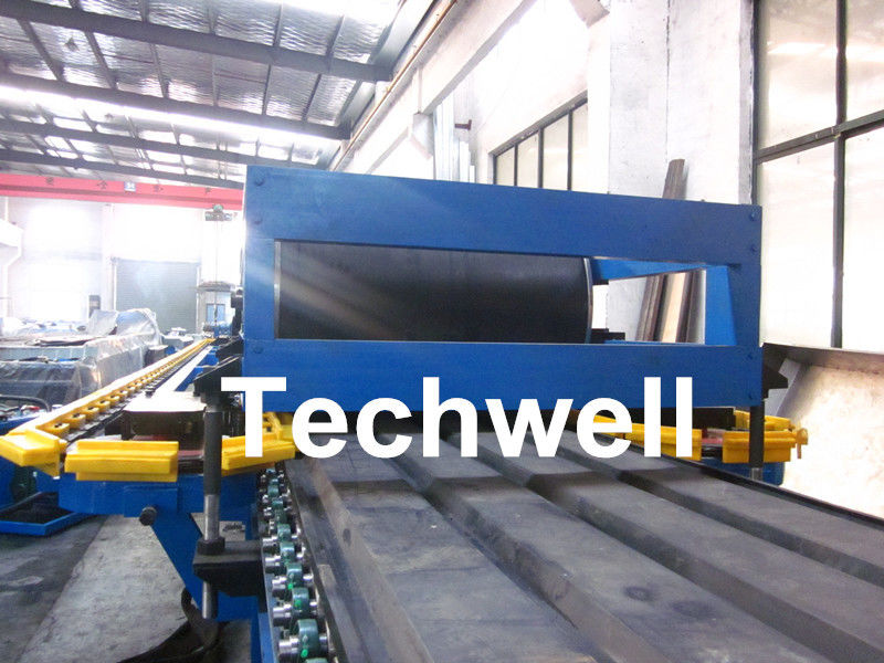 PU Insulated Sandwich Panel Forming Machine With Double Belt Drive Type , Cooling System