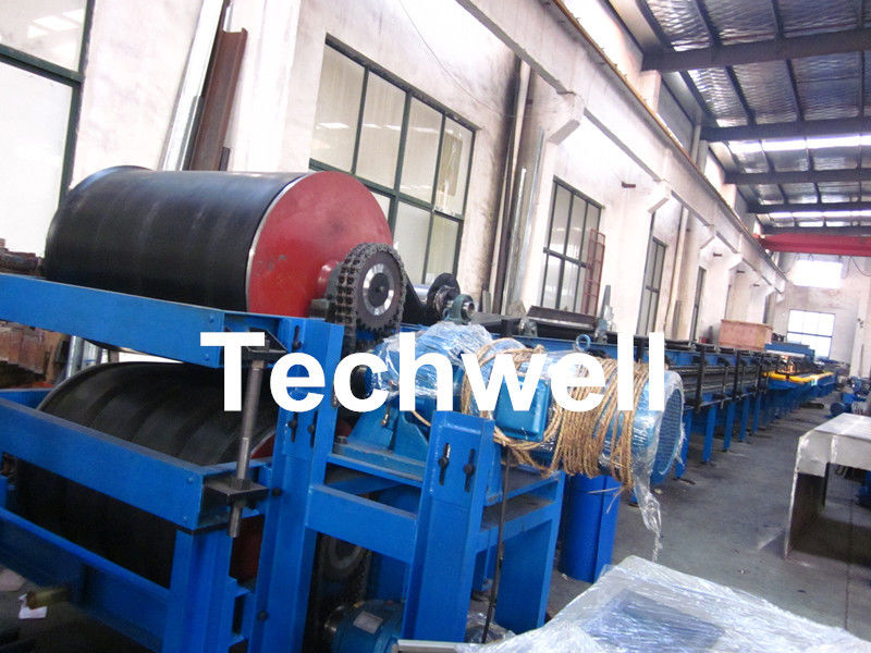 Automatic Stacker Double Belt Type Polyurethane Sandwich Panel Forming Machine For Making Roof & Wall Panels