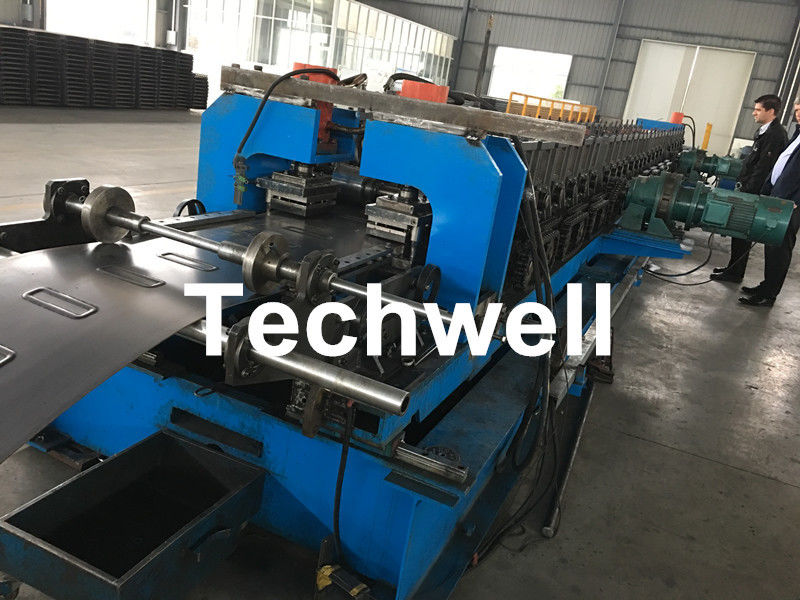 1.5-2.5mm Carbon Steel Cable Tray Roll Forming Machine With 5 Ton Hydraulic Uncoiler