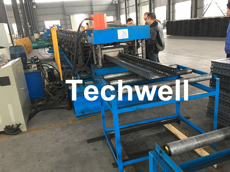 High Speed Cable Tray Roll Forming Machine With 18 Steps Forming Stations