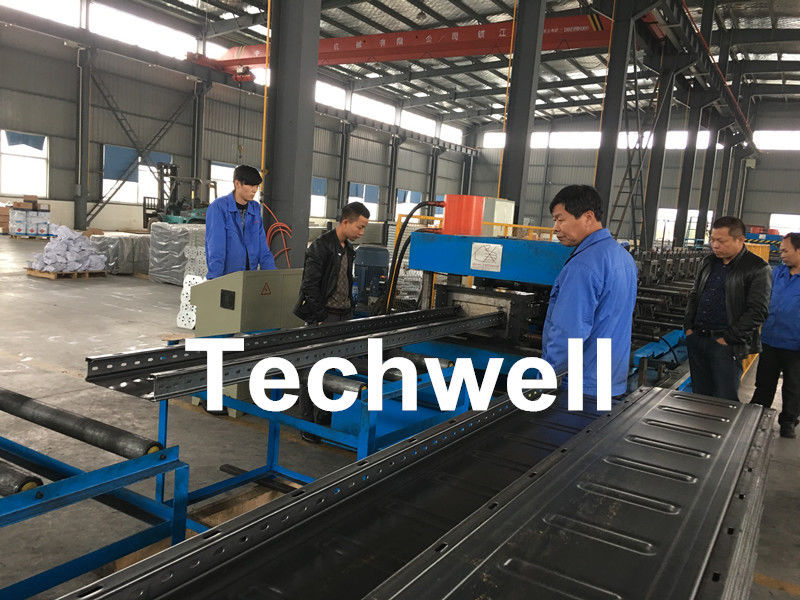 High Speed Cable Tray Roll Forming Machine With 18 Steps Forming Stations