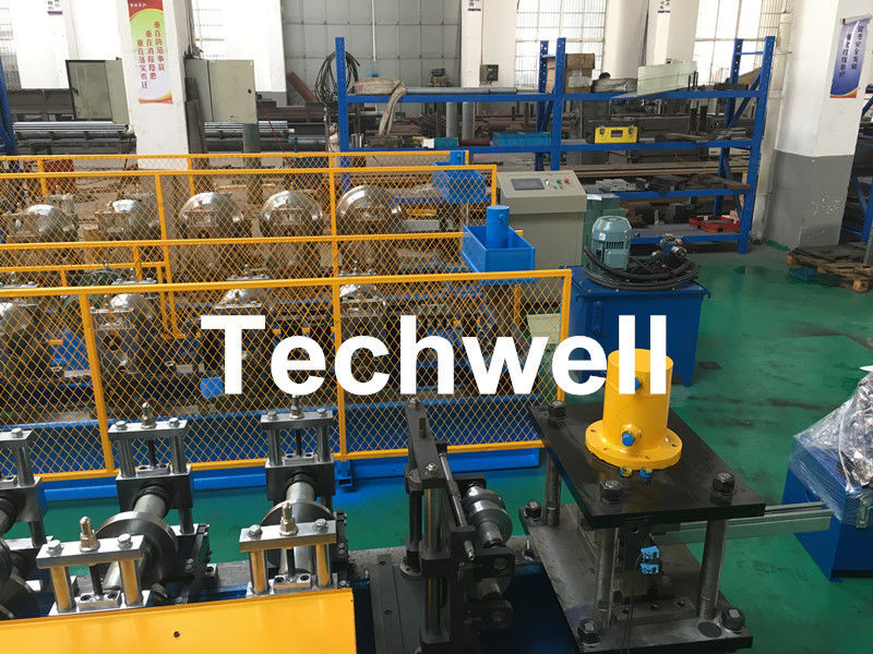 Galvanized Steel Profile Roller Shutter Door Guide Rail Cold Roll Forming Machine