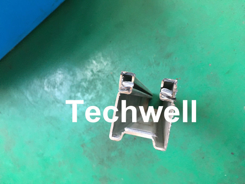 Galvanized Steel Guiding Column Shutter Door Roll Forming Machine Thickness 1.5-3.0mm