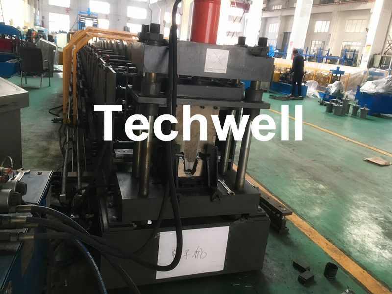 Top Purlin GI Carbon Steel Cold Roll Forming Machine 0-15m/Min 15KW