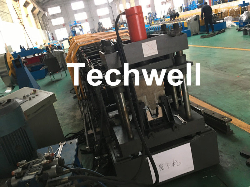 Top Purlin GI Carbon Steel Cold Roll Forming Machine 0-15m/Min 15KW