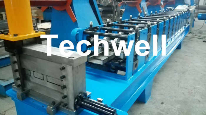 GI. Carbon Steel C Section Roll Forming Machine With 1.5 Inch Chain of Transmission